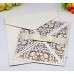 Square Invitation Card Wedding Decoration Marriage Invitation White Lace Card